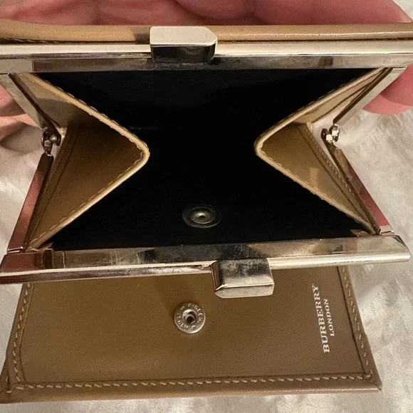 Burberry Pink and Brown Checkered Wallet - Picture 5 of 6